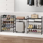 Expandable Adjustable Wire Grid Shoe Organizer