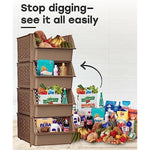 Plastic Stackable Storage Bins for Food