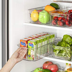 Clear Plastic Bins For Fridge, Freezer & Kitchen