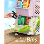 Plastic Stackable Storage Bins for Food