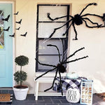 6 Pcs Halloween Giant Hairy Spiders Decorations