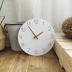 12” Non-Ticking Silent Battery Operated Decorative Wall Clock