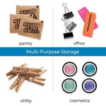 Plastic Packet Organizer Kitchen Storage Containers for Sugar, Salt, Pepper, Sweeteners & Tea Bags