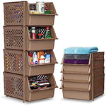 Plastic Stackable Storage Bins for Food