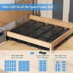Under the Bed Shoe Storage Organizer with Bag Cover