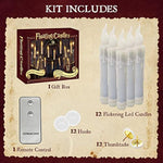 Halloween Decorations Floating LED Candles with Remote Control