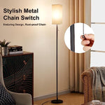 3 Color Temperature Standing Lamps with Pull Chain Switch