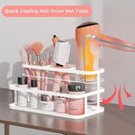 Bathroom Hair Styling Tools Organizer Basket for Hair Dryer, Flat Iron, Curling Wand
