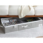 Under Bed Storage Containers with Zippers for Cloths & Blankets
