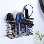 Bathroom Hair Styling Tools Organizer Basket for Hair Dryer, Flat Iron, Curling Wand