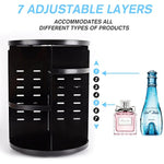 DIY Detachable Spinning Cosmetic Makeup Caddy Storage