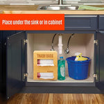 Bamboo Trash Bag Dispenser Wall Mount