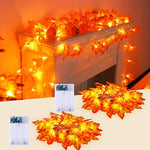 Fall Garland Lights Waterproof for Autumn Garland Thanksgiving