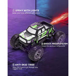 Remote Control 4Wd Truck With Led Light Modes For Boys Girls