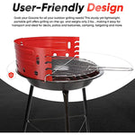 Barbecue 14 Inch Portable Charcoal Grill
