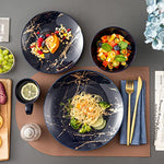 16 Piece Porcelain Dish Sets White Plates And Bowls Set