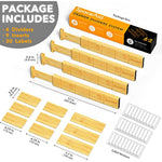 Kitchen Adjustable Drawer Organizers With Labels