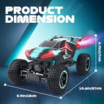 Remote Control 4Wd Truck With Led Light Modes For Boys Girls
