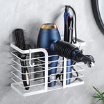 Bathroom Hair Styling Tools Organizer Basket for Hair Dryer, Flat Iron, Curling Wand