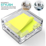 3 x 3 Crystal Clear Acrylic Notepad Holder W/O Pads