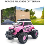 Pink Rc Cars For Daughter With Two Rechargeable Batteries Radio Controlled Vehicle