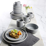 16 Piece Round Kitchen Dinnerware Sets Service For Four
