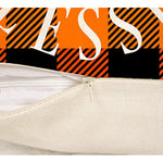 Set of 4 Thanksgiving Buffalo Check Farmhouse Decorations