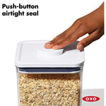 4-Piece Mini POP Container Set With White Lids