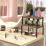 Wood & Metal Top Expandable Counter Shelf