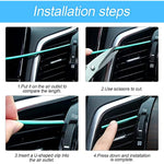 20PCS Car Bendable Air Conditioner DIY Decoration Strip