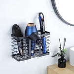 Bathroom Hair Styling Tools Organizer Basket for Hair Dryer, Flat Iron, Curling Wand
