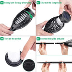 Solar Torch Light with Flickering Flame for Garden Decor