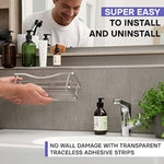 Shower Shelf - No Drill Self Adhesive Caddy with 4 Hooks