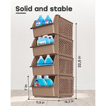 Plastic Stackable Storage Bins for Food