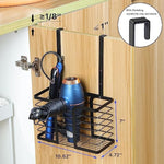 Bathroom Hair Styling Tools Organizer Basket for Hair Dryer, Flat Iron, Curling Wand