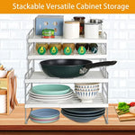 Expandable Foil And Plastic Wrap Organizer