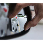 Car Blind Spot Mirror 2Pcs Hd Convex Glass Angle Adjustable For Side Rearview Mirrors