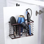 Bathroom Hair Styling Tools Organizer Basket for Hair Dryer, Flat Iron, Curling Wand