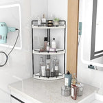 3-Tier Corner Bathroom Organizer Countertop for Storage