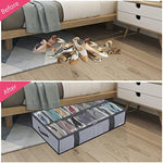 Underbed Solution Shoes Container Bags with Sturdy Sidewall & Reinforced Handles