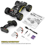 2 4Ghz Rc Road Monster Truck Included 2 Rechargeable Batteries For Boys Girls