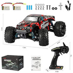 2 4Ghz Rc Road Monster Truck Included 2 Rechargeable Batteries For Boys Girls