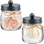 Mason Jar Decor Bathroom Vanity Storage Organizer Canister
