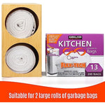 Bamboo Trash Bag Dispenser Wall Mount