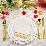 3 Ply Dinner Napkins Disposable Soft For Kitchen Parties Dinners Or Events