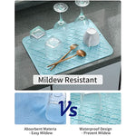 Heat Resistant Dish Drying Mats For Kitchen Counter