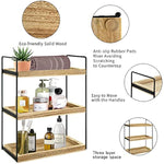 Corner Storage Shelf Counter Standing Rack for Bathroom
