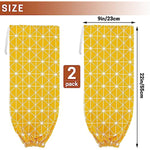 2Pcs Reusable Plastic Bag Organizer Wall Mount