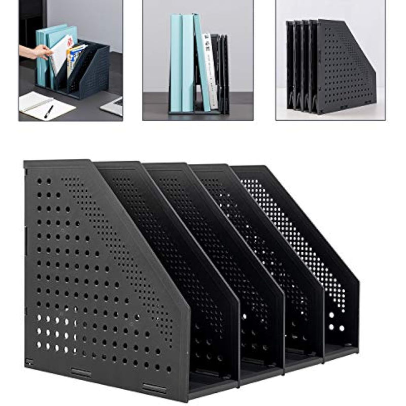 High Impact Polystyrene Collapsible Magazine File Holder
