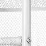 White 36-Pair Over The Door Shoe Organizer